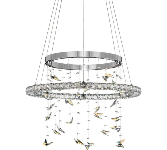 Люстра Citilux ETERA LED хрустальная с пультом CL322060