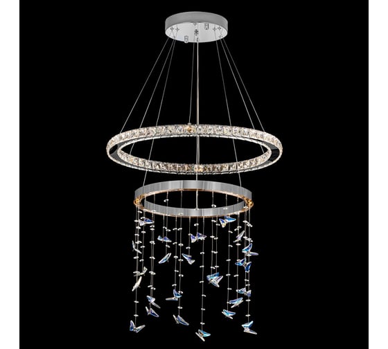 Люстра Citilux ETERA LED хрустальная с пультом CL322060