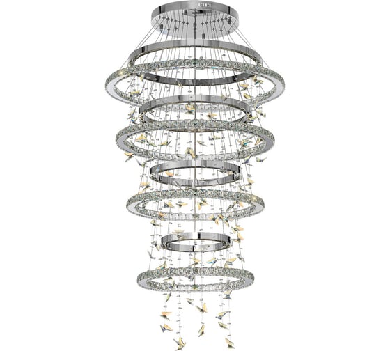 Люстра Citilux ETERA LED хрустальная с пультом CL322090
