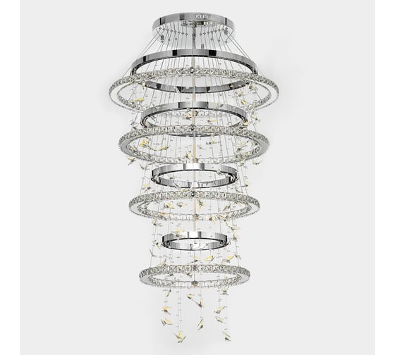 Люстра Citilux ETERA LED хрустальная с пультом CL322090