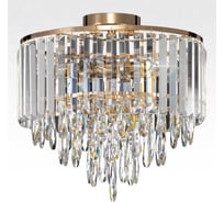 Люстра Citilux LEONNA хрустальная Золото CL320162
