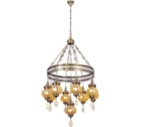 Люстра подвесная Citilux Каир Мозаика Янтарь CL419185