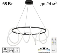 Люстра подвесная Citilux PYTHON с пультом Чёрная CL220281