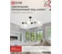 Светильник потолочный IN HOME AURORA LUNA-6G9-BL 6хG9 матовые плафоны, черный корпус 4690612062747 6