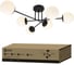 Светильник потолочный IN HOME AURORA EASY-6G9-BL 6хG9 матовые плафоны, черный корпус 4690612062785 1
