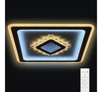 Светодиодная диммируемая люстра RITTER с ДУ CRYSTAL 3D 120Вт, 3000К+6000K/4200К/6000К+3000K, 7920Лм, 470x50мм 52367 3