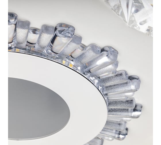 Светодиодная диммируемая люстра RITTER с ДУ CRYSTAL 3D 120Вт, 3000К+6000K/4200К/6000К+3000K, 7920Лм, 480x60мм 52368 0