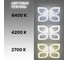 Светодиодная диммируемая люстра RITTER с ДУ VEROLI 78Вт, 2700К/4200К/6400К, 5100Лм, 370x80мм 52030 6 4