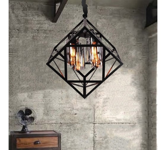 Подвесной светильник Lumina Deco Brutte LDP 11339-4 BK