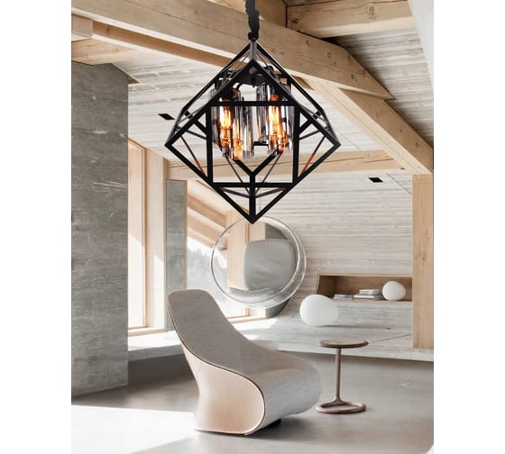 Подвесной светильник Lumina Deco Brutte LDP 11339-4 BK