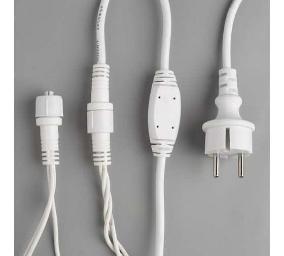 Гирлянда-нить Luazon PRO, IP65, УМС-3W, 10 м, Н.Б. Каучук LED-100-220V, БП, фиксинг, мультиколор 4170590