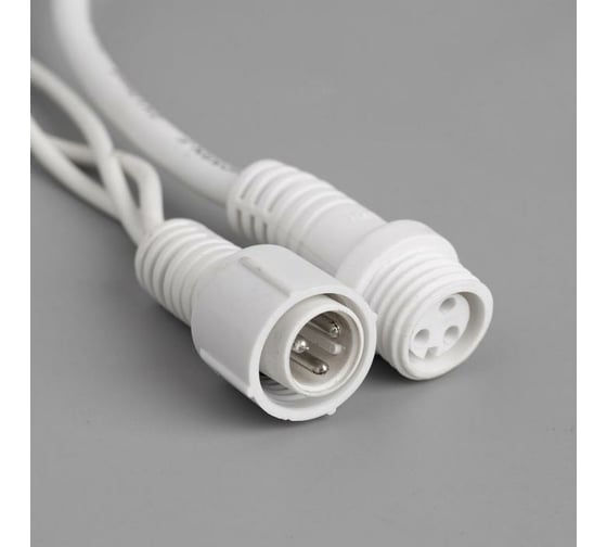 Гирлянда-нить Luazon PRO, IP65, УМС-3W, 10 м, Н.Б. Каучук LED-100-220V, БП, фиксинг, мультиколор 4170590