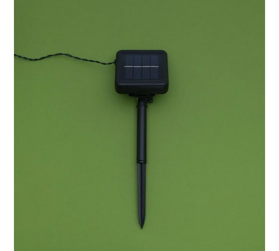 Гирлянда-нить Luazon ECO, IP44, 20 м, Н.Т. LED-200-1.2V, 2 режима, красный 4137015