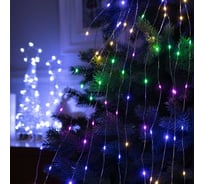Гирлянда-нить Luazon ROSA Хвост Дреды, IP20, 1.5 м, Н.С. LED-125-12V, БП в комплекте, мультиколор 5206140