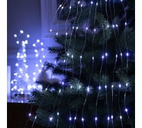 Гирлянда-нить Luazon ROSA Хвост Дреды, IP20, 1.5 м, Н.С. LED-125-12V, БП в комплекте, белый 5206141