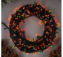 Гирлянда-нить Luazon ECO, IP20, 15 м, Н.Т. 400 ламп, 220V, 8 режимов, мультиколор 703309