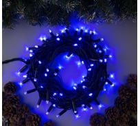 Гирлянда-нить Luazon PRO, IP65, УМС, 10 м, Н.Т. 3W LED-100-220V, синий 3584105