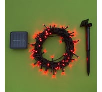 Гирлянда-нить Luazon ECO, IP44, 10 м, Н.Т. LED-100-1.2V, 2 режима, красный 4137008
