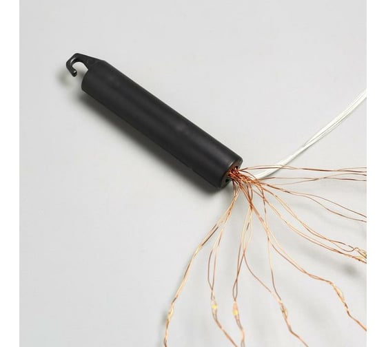Хвост Luazon ROSA IP20, 2 м, 8 нитей, Н.М. LED1608-160--5V, USB, фиксинг, теплый белый 5206122