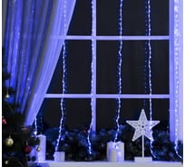 Водопад Luazon SPEC IP44, 2х1.5 м, Н.С. LED-400-220V, 32 режима, синий 3584291