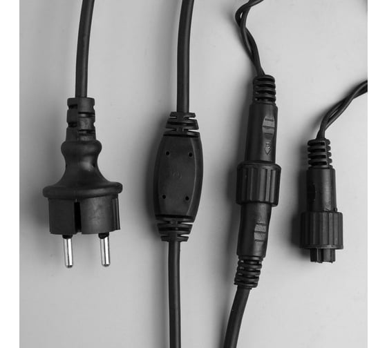 Гирлянда-нить Luazon PRO, IP65, УМС, 10 м, Н.Т. 3W LED-100-220V, теплый белый 3584104