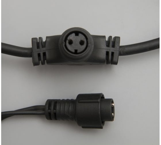 Уличная гирлянда Luazon Занавес УМС, 2х3 м, каучук Н.Т, LED-760-220V, шнур питания Н.Т, зеленый 2332857