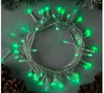 Гирлянда-нить Luazon ECO, IP20, 5 м, Н.С. LED-50-220V, 8 режимов, зеленый 3556761