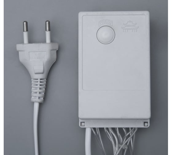 Водопад Luazon 2х3 м, Н.С. LED-800-220V, контроллер 32 режима, синий 3584294