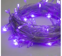 Гирлянда-нить Luazon ECO, IP20, 10 м, Н.С. LED-100-220V, 8 режимов, фиолетовый 3556783