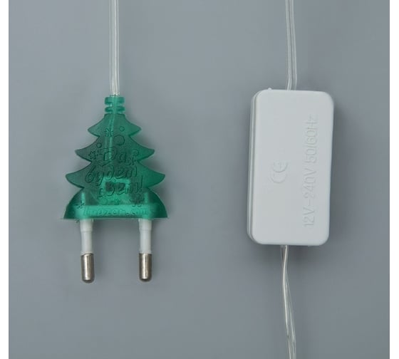 Занавес Luazon DECOR Ежики IP20, УМС вилка, 2х1.5 м, Н.С. LED-360-220V, моргает, RGRB 2361728