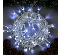 Гирлянда-нить Luazon PRO, IP65, УМС, 10 м, Н.Б. 3W LED-100-220V, белый 3584110