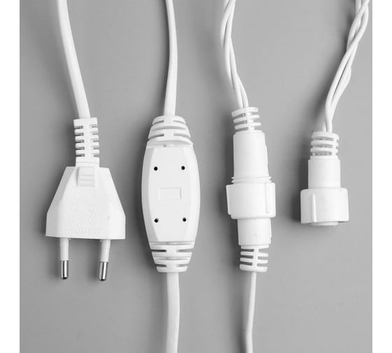 Гирлянда-нить Luazon PRO, IP65, УМС, 10 м, Н.Б. 3W LED-100-220V, белый 3584110