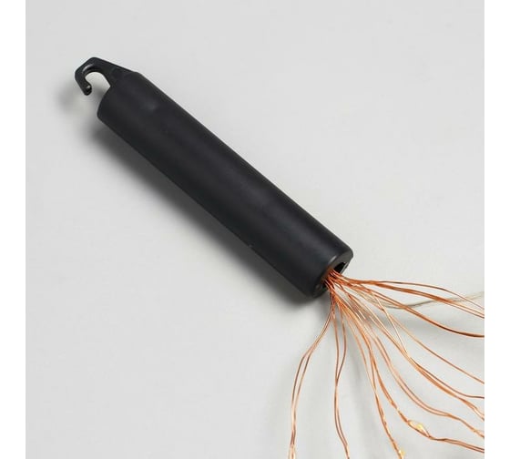 Хвост Luazon ROSA IP20, 2 м, 10 нитей, Н.М. LED1608-200-12V, БП в комплекте, фиксинг, теплый белый 5206135