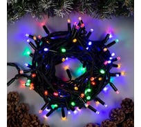 Гирлянда-нить Luazon PRO, IP65, УМС, 10 м, Н.Т. 3W LED-100-220V, мультиколор 3584102