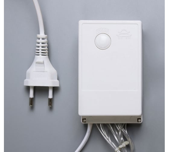 Водопад Luazon SPEC IP44, 2х1.5 м, Н.С. LED-400-220V, 32 режима, белый 3584290