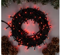 Гирлянда-нить Luazon ECO, IP20, 20 м, Н.Т. LED-200-220V, 8 режимов, красный 3556818