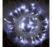 Гирлянда-нить Luazon ECO, IP20, 5 м, Н.С. LED-50-220V, 8 режимов, белый 3556756