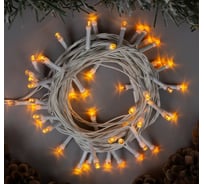 Гирлянда-нить Luazon ECO, IP20, 5 м, Н.Б. LED-50-220V, 8 режимов, желтый 3556776