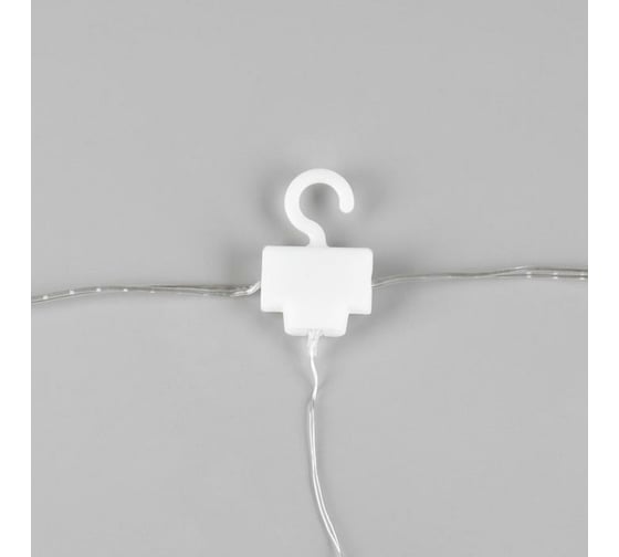Занавес Luazon 2.8х3 м, USB, роса, на крючках для штор, с пультом, LED-300-5V, аквамарин 6074032