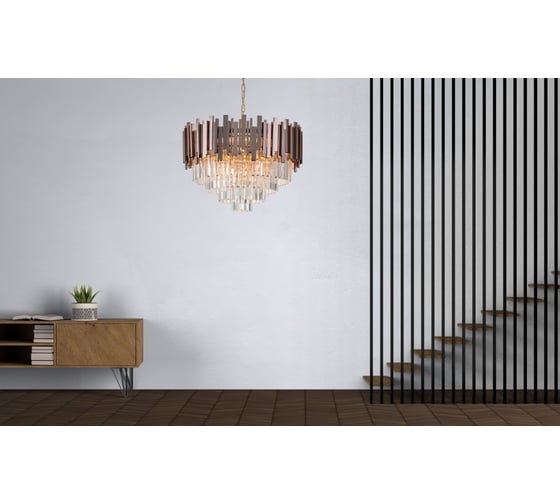 Подвесной светильник Escada E14x40W, Coffee/Gold 685/8P