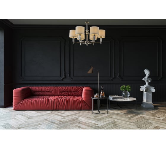 Подвесной светильник Escada E14x40W, Nickel 1167/6S