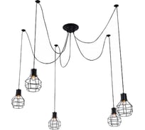 Подвесной светильник Escada E27x60W, Black 1129/5S