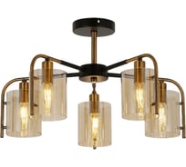 Потолочный светильник Escada E14x40W, Black/Gold 671/5P