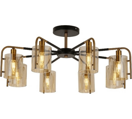 Потолочный светильник Escada E14x40W, Black/Gold 671/8P 1