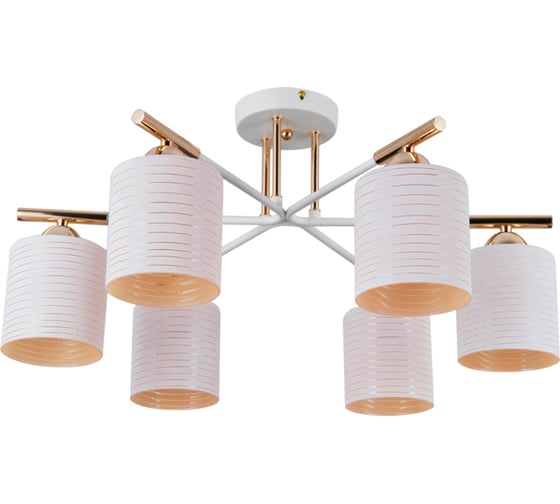 Потолочный светильник Escada E27x40W, French gold/White 1124/6P