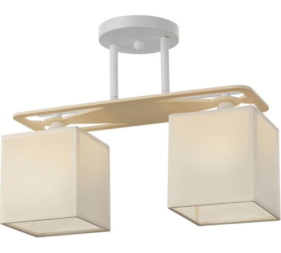 Потолочный светильник Escada E27x60W, Chrome/White 1117/2PL 1
