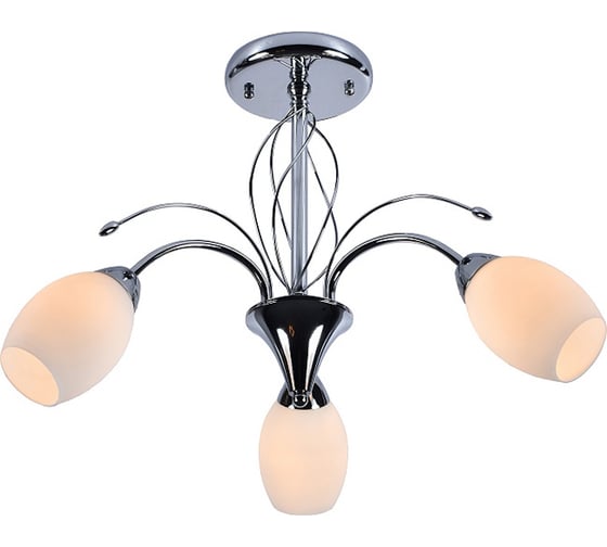 Потолочный светильник Escada E27x60W, Chrome/White 1161/3P