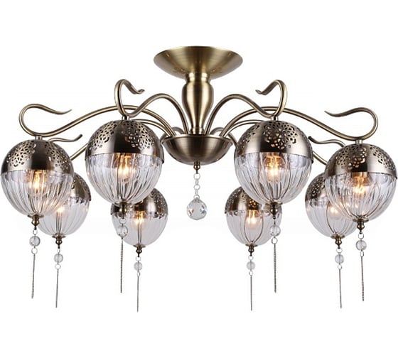 Люстра Escada FABERGE 8xE14x40W, античная бронза 594/8PL