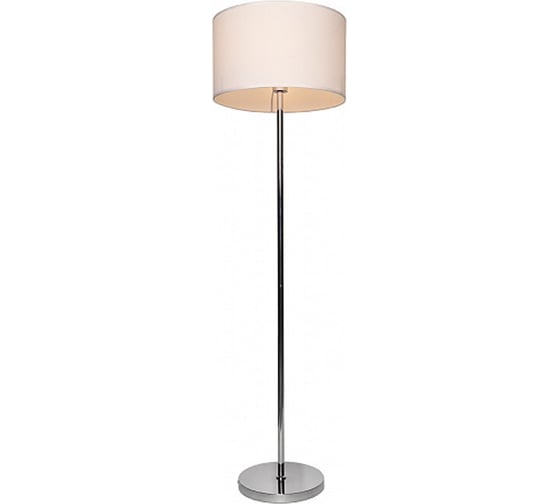 Напольный светильник Escada E27x60W, Chrome/White 10162/L