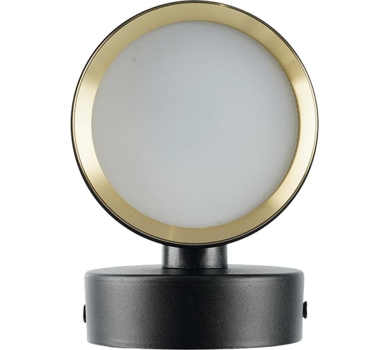 Светильник настенный FERON 12W, 230V, GX53, черный золото HL4598 52019